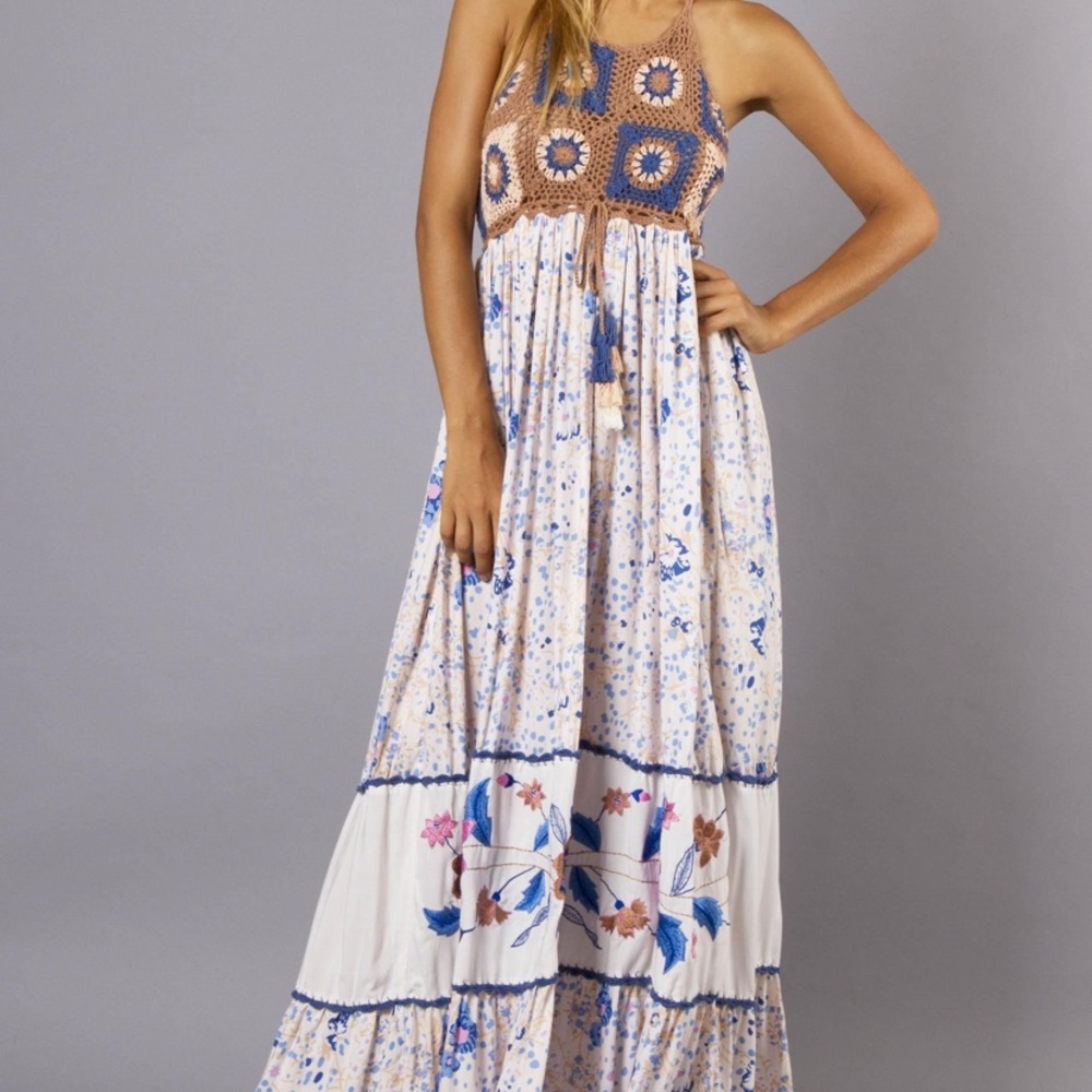 Fillyboo | Kiss Chasey Maxi Crocheted Dress